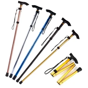 Multifunction Foldable Trekking Walking Cane