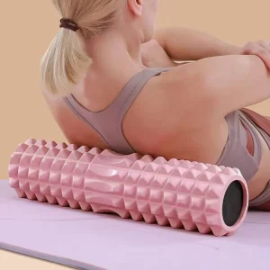 Yoga foam roller muscle massage