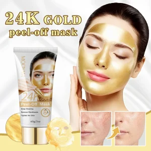 24K gold peel-off mask