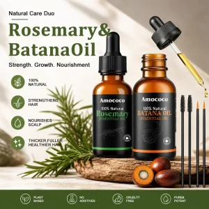 2 pack Rosemary Oil and Batana Oil 30ml each Hair Oil Duo