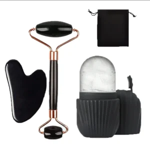 4-piece massage roller gua sha set