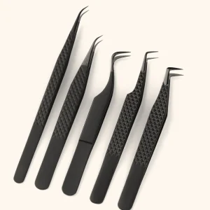 SENSE LASHES Fiber Tip Anti-slip Eyelash Tweezer