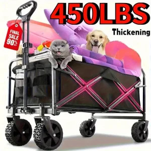 Black Heavy Duty Folding Utility